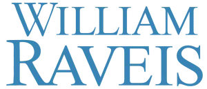 Bold blue text reads William Raveis on a white background.